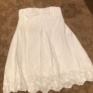 Women’s Lily Pulitzer White Strapless Dress size 6